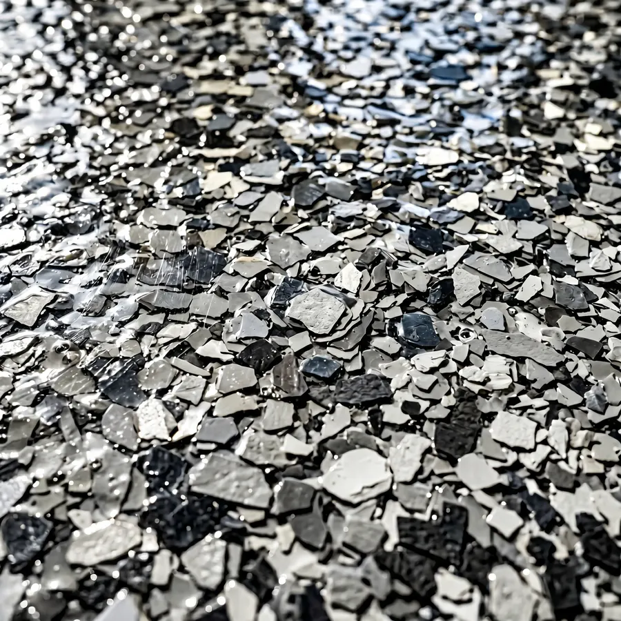 Vinyl flake epoxy floor