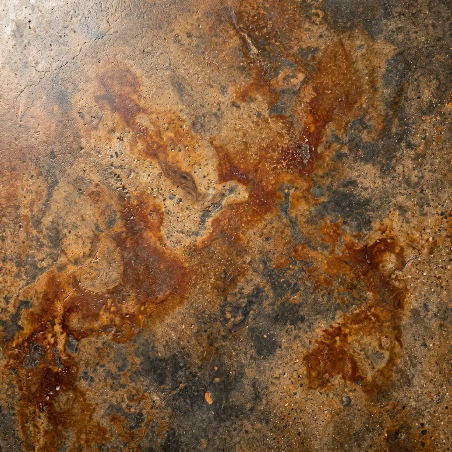 Acid-stained concrete floor